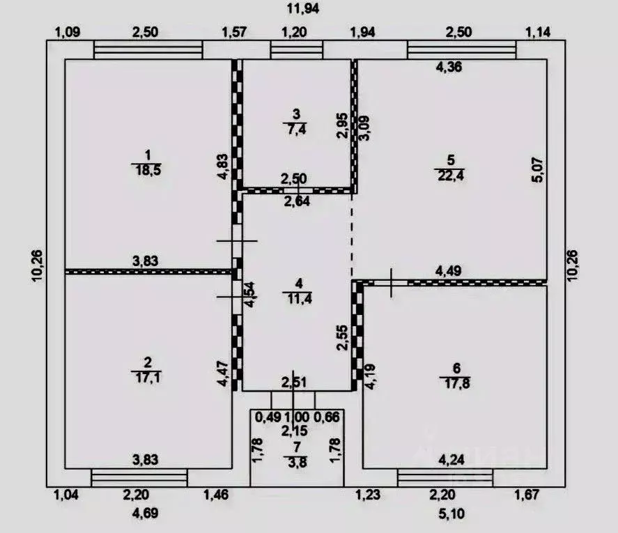 Дом в Московская область, Домодедово городской округ, с. Введенское ... - Фото 2