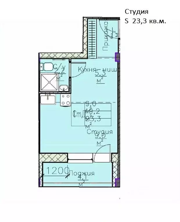 Студия Татарстан, Нижнекамск ул. Мурадьяна (23.3 м) - Фото 2