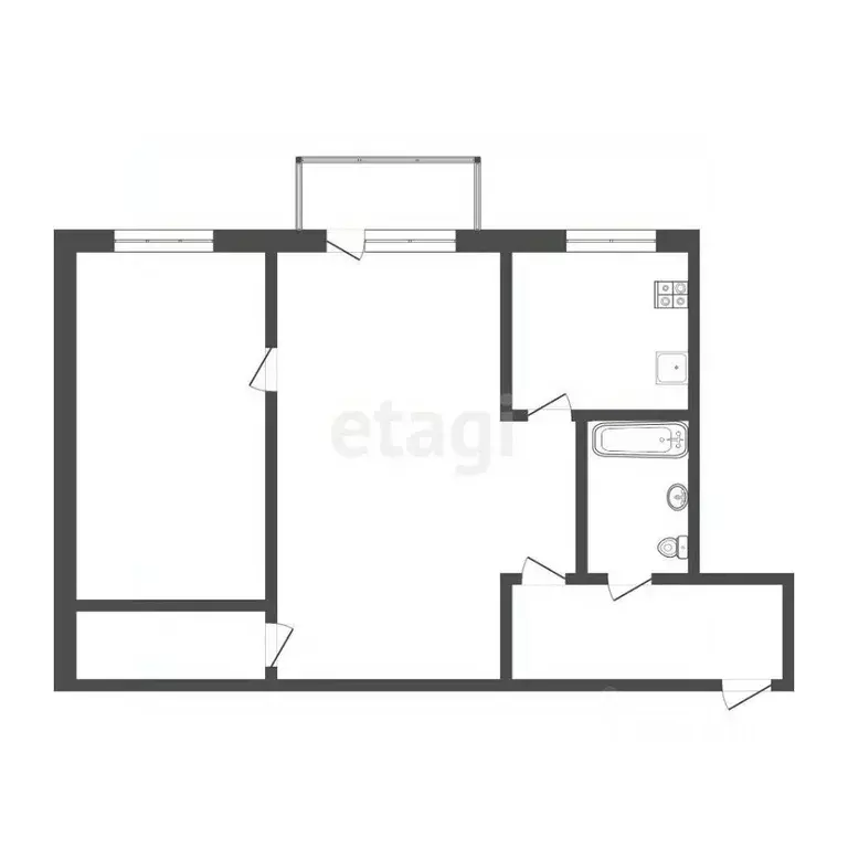 2-к кв. Мордовия, Саранск ул. Косарева, 80 (42.4 м) - Фото 2