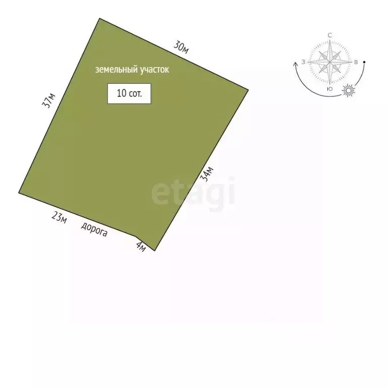 Участок в Тюменская область, Нижнетавдинский муниципальный округ, д. ... - Фото 2