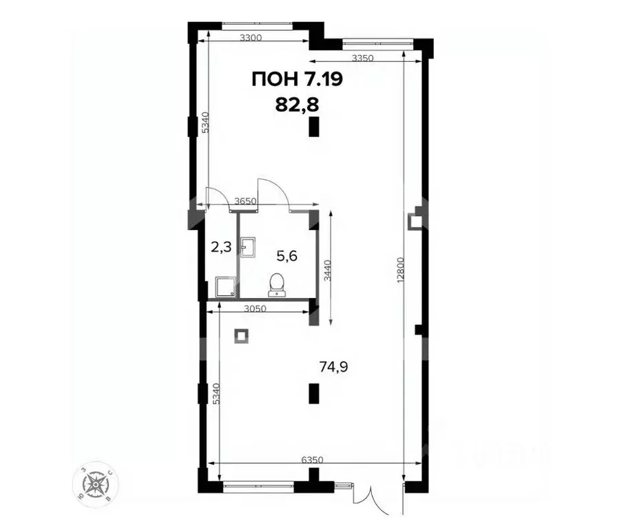 Помещение свободного назначения в Москва Ленинградское ш., 228к7 (83 ... - Фото 2
