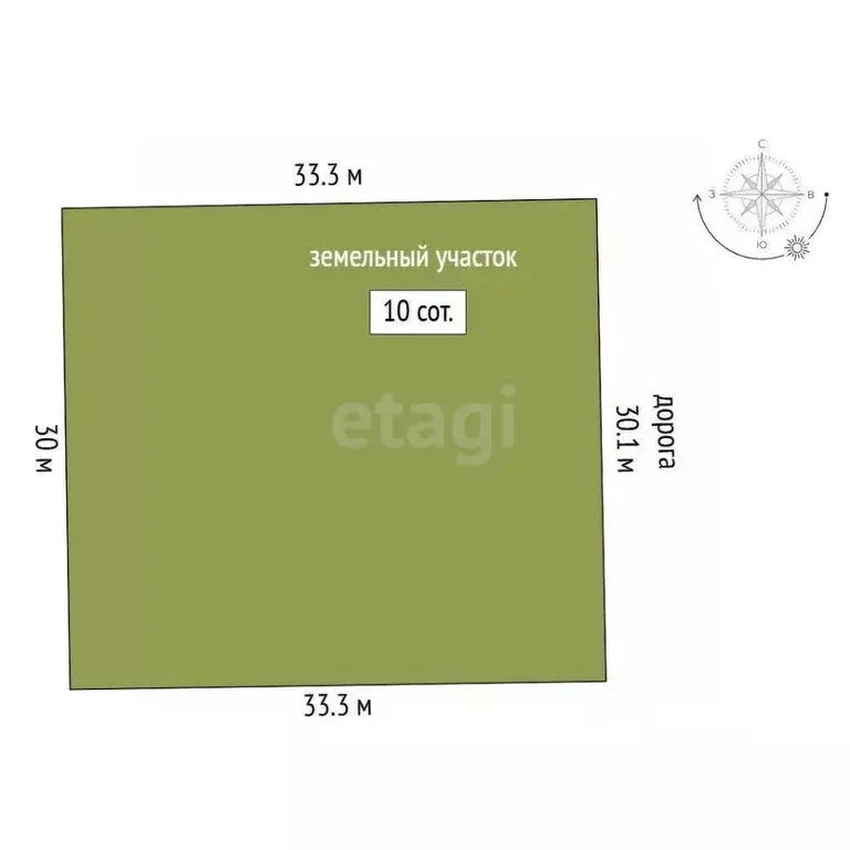 Участок в Ярославская область, Некрасовское рп  (10.0 сот.) - Фото 2