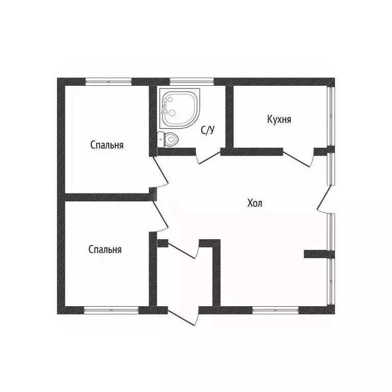 3-к кв. Курская область, Курск ул. Евгения Клевцова, 26 (76.9 м) - Фото 2
