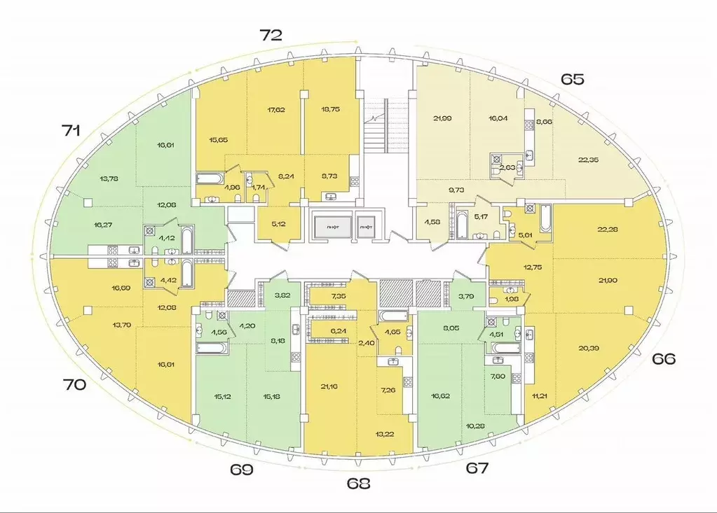 3-к кв. Иркутская область, Иркутск  (90.7 м) - Фото 1