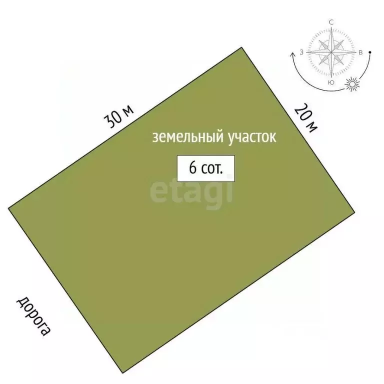 Участок в Ямало-Ненецкий АО, Новый Уренгой ул. 9-я Запрудная (6.0 ... - Фото 1