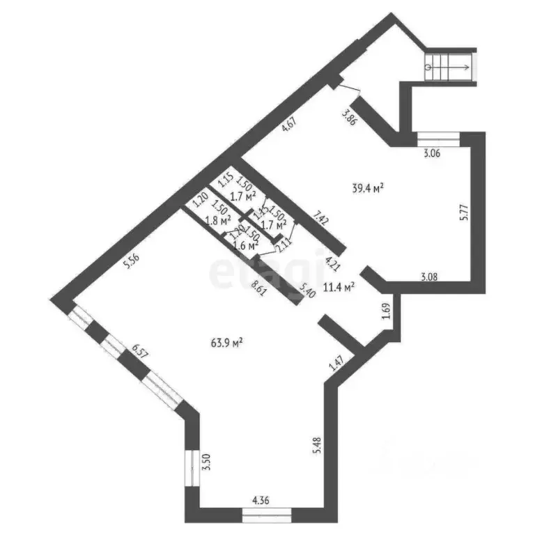 Помещение свободного назначения в Калужская область, Калуга ул. ... - Фото 2