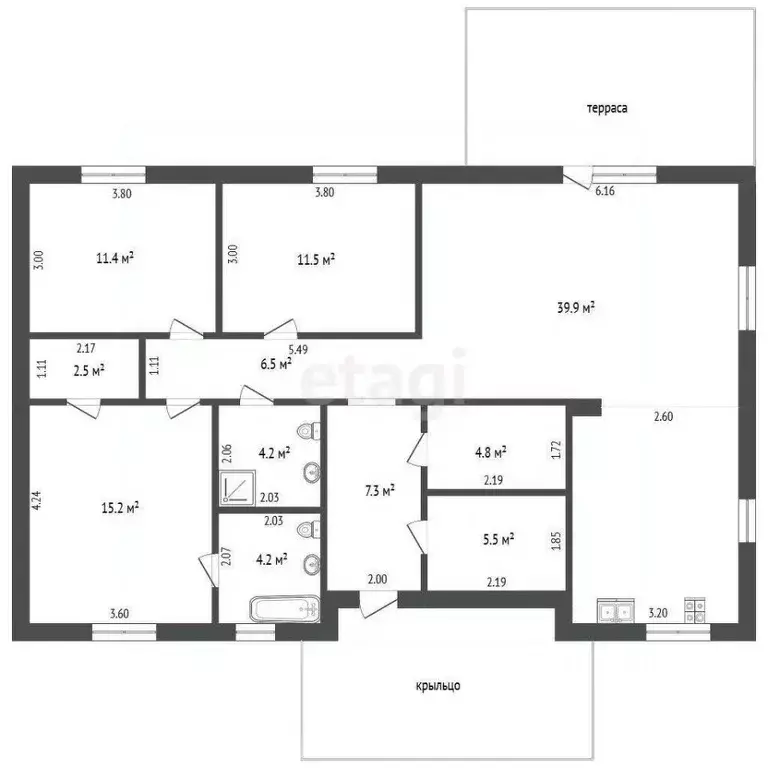 Дом в Ярославская область, Ярославский муниципальный округ, с. ... - Фото 2