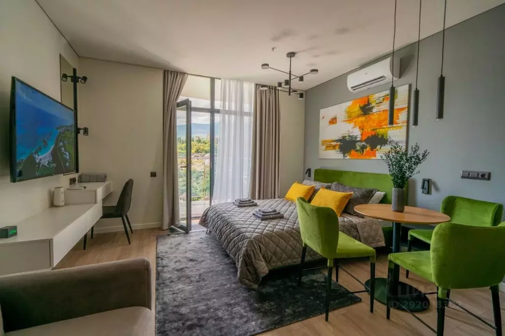 Студия Крым, Алушта ул. Западная, 4к2 (36.0 м) - Фото 2