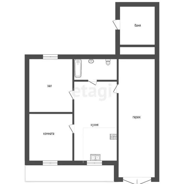 Дом в Заводоуковск, Вокзальный переулок (48.5 м) - Фото 2