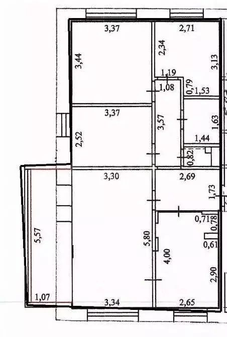 4-к кв. Оренбургская область, Оренбург ул. Чернышевского, 24 (75.0 м) - Фото 2