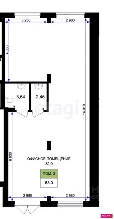 Помещение свободного назначения в Калининградская область, Гурьевск ... - Фото 2