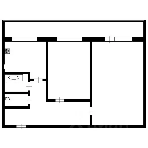 2-к кв. Кемеровская область, Белово 3-й мкр, 14 (53.0 м) - Фото 1