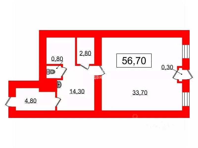 Помещение свободного назначения в Санкт-Петербург 15-я Васильевского ... - Фото 2