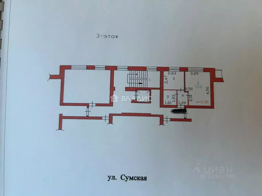 1-к кв. Пензенская область, Пенза Сумская ул., 32 (26.0 м) - Фото 1