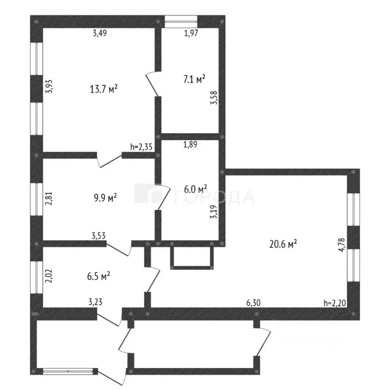 Дом в Кемеровская область, Прокопьевск Амурский пер., 9 (85 м) - Фото 2