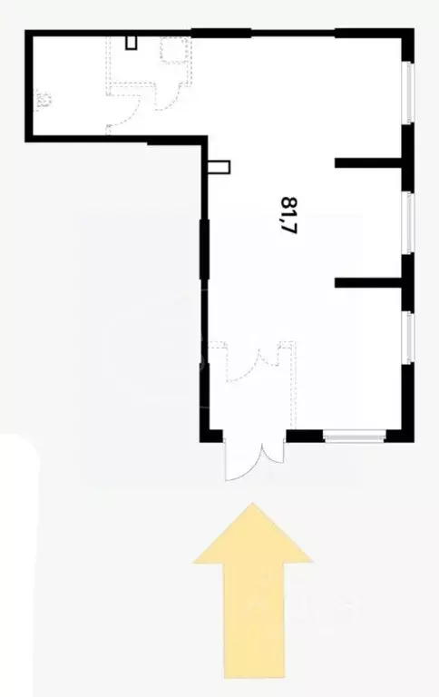 Торговая площадь в Москва Сигнальный проезд, 16к2 (82 м) - Фото 2