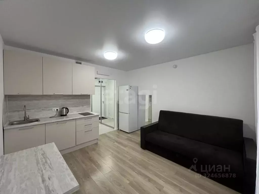 Студия Тюменская область, Тюмень Полевая ул., 117к3 (21.6 м) - Фото 1