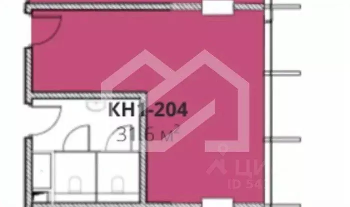 Торговая площадь в Москва ул. Гастелло, 30 (32 м) - Фото 2