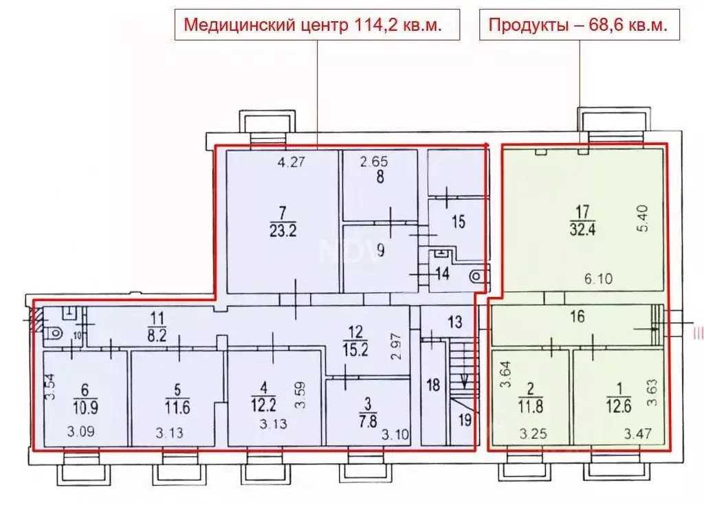 Помещение свободного назначения в Москва Звенигородское ш., 7 (192 м) - Фото 0