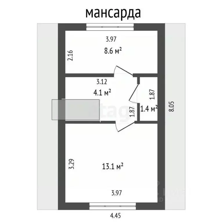Дом в Воронежская область, Борисоглебск ул. Льва Толстого, 31 (66 м) - Фото 0