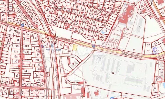 Участок в Калининградская область, Калининград Муромская ул. (6.0 ... - Фото 1