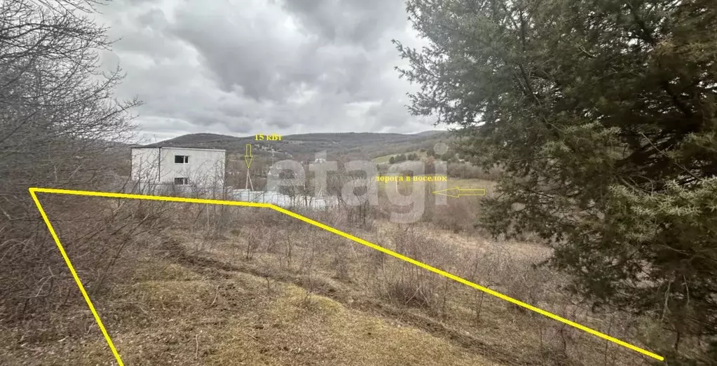 Участок в Севастополь с. Новобобровка, ул. Баденкиной, 1Д (10.0 сот.) - Фото 2