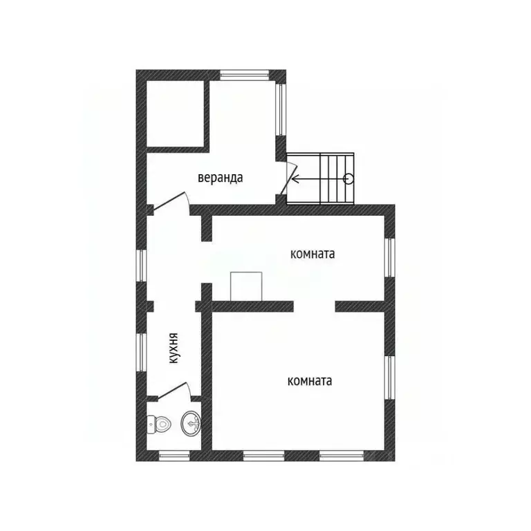 Дом в Алтайский край, Бийск Байкальский пер., 25А (42 м) - Фото 1