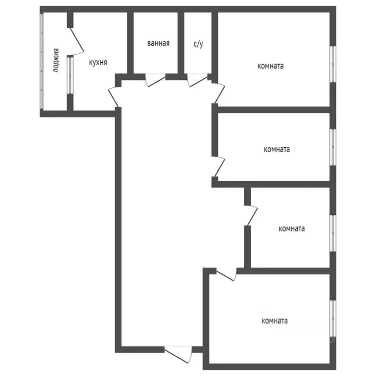 4-к кв. Пензенская область, Пенза ул. Новоселов, 103 (80.0 м) - Фото 1