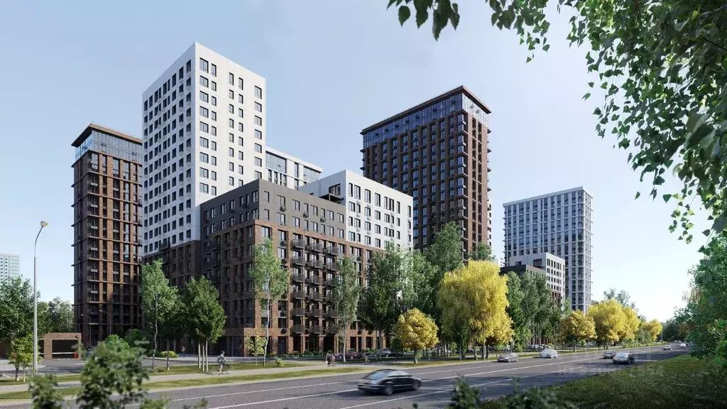 3-к кв. Татарстан, Казань ул. Рауиса Гареева (55.91 м) - Фото 2