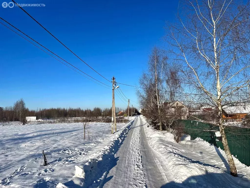 Участок в деревня Нижнее Мячково, Высоковольтная улица (7 м) - Фото 0