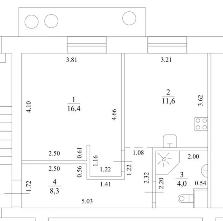 1-к кв. Санкт-Петербург ул. Решетникова, 11 (40.3 м) - Фото 1