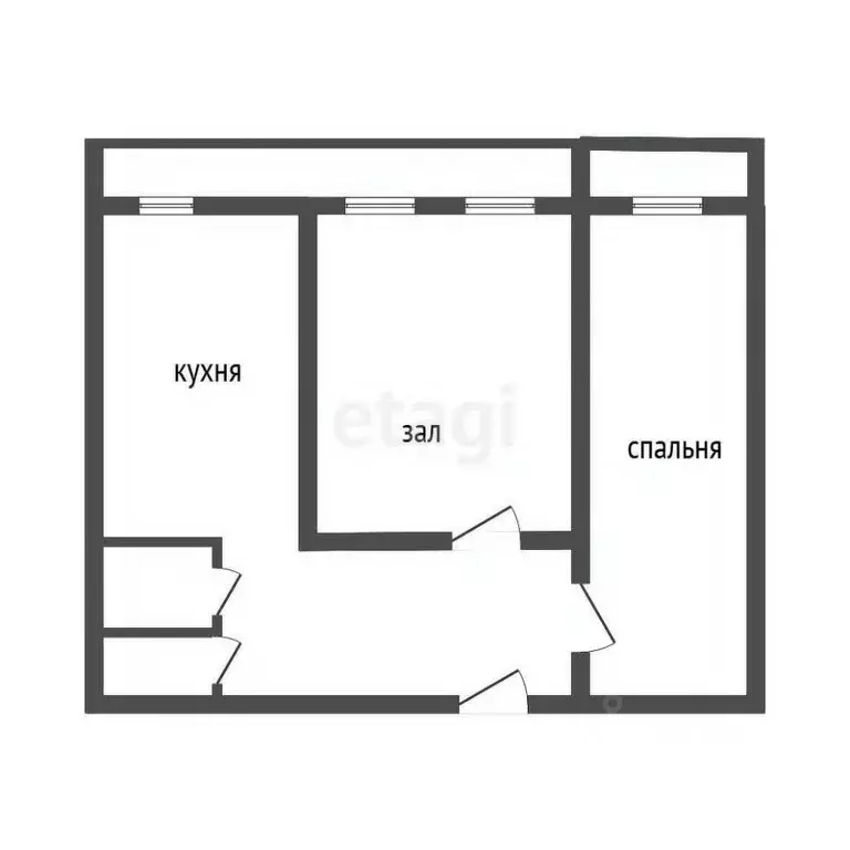 2-к кв. Иркутская область, Ангарск 33-й мкр, 11 (52.1 м) - Фото 1
