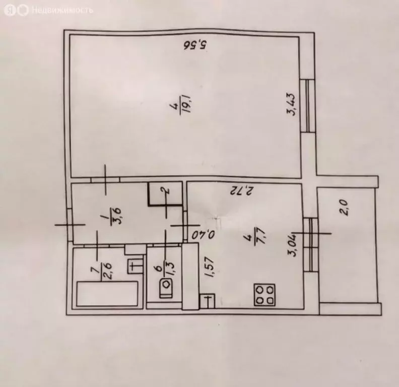 1-комнатная квартира: Тверь, Оборонная улица, 1 (36.6 м) - Фото 1