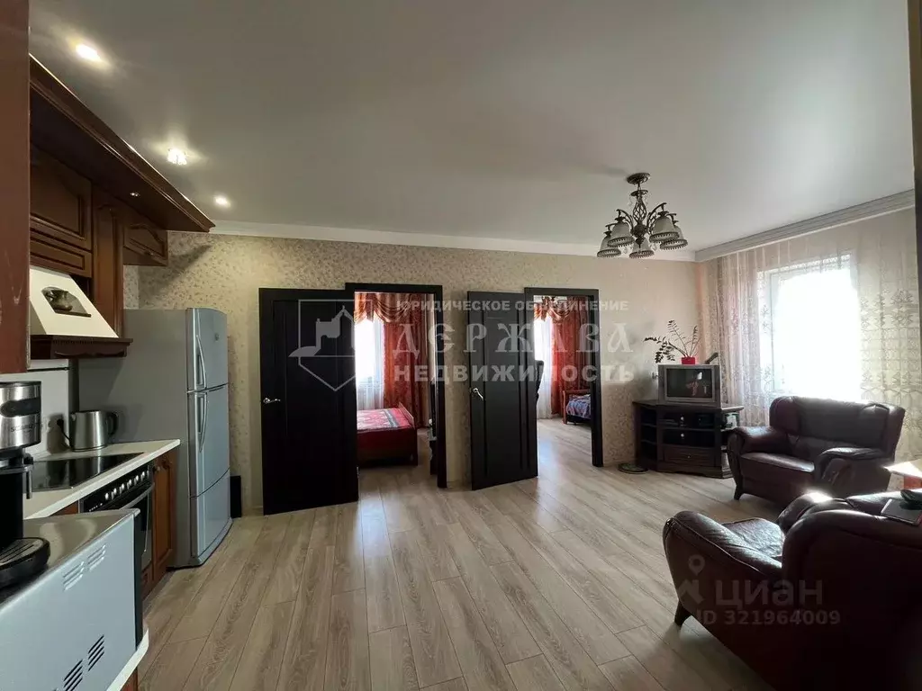 3-к кв. Кемеровская область, Кемерово просп. Притомский, 3 (67.0 м) - Фото 1