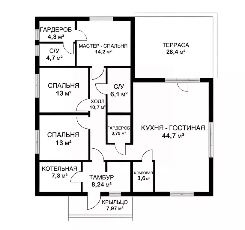 Дом в Ленинградская область, Гатчинский муниципальный округ, Дони ТСН ... - Фото 2