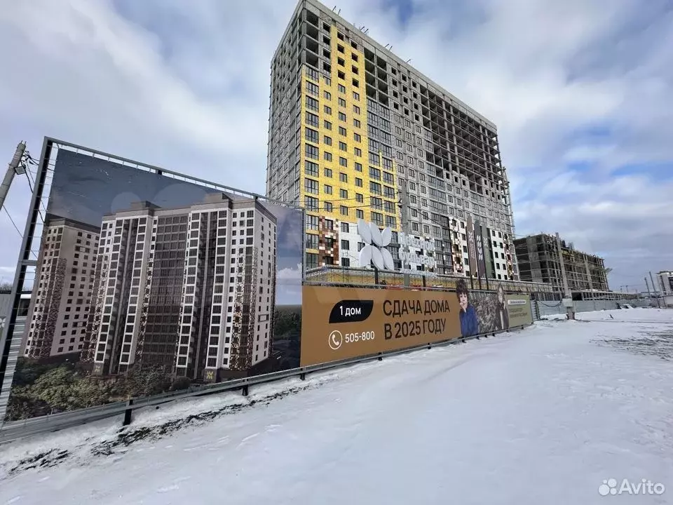 2-к. квартира, 55,3 м, 15/17 эт. - Фото 1