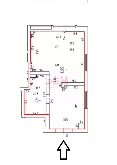 Торговая площадь в Свердловская область, Екатеринбург ул. Гаршина, 3 ... - Фото 2