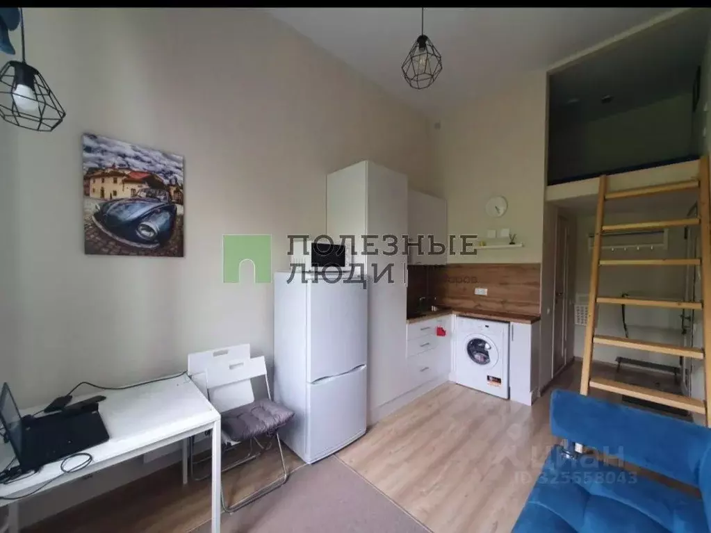 Студия Москва Клинская ул., 8С1 (16.0 м) - Фото 2