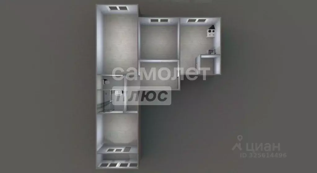 3-к кв. Московская область, Подольск ул. Курчатова, 61б (66.6 м) - Фото 1