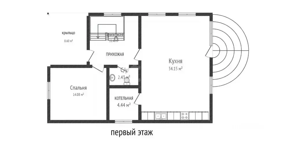 Дом в Краснодарский край, Краснодар пос. Знаменский, ул. Сосновая, 80 ... - Фото 2