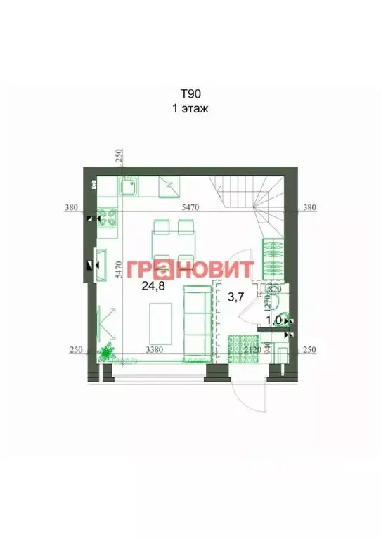 Таунхаус в Новосибирская область, с. Новолуговое, Березки-2 мкр, 5-й ... - Фото 2
