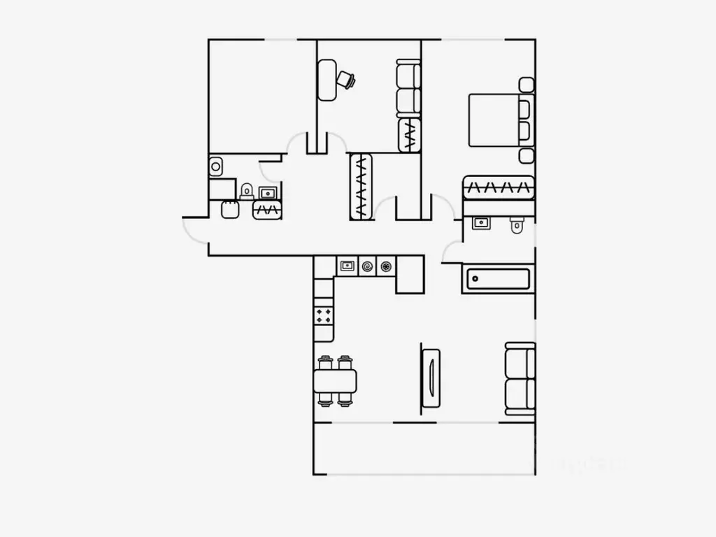 4-к кв. Свердловская область, Екатеринбург ул. Шаумяна, 24 (97.0 м) - Фото 1