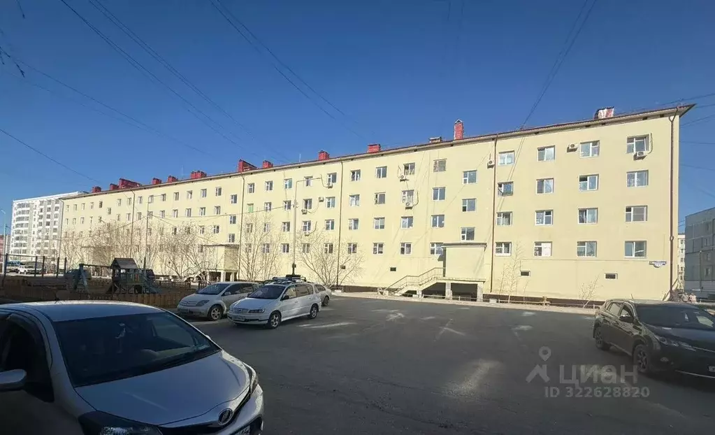 1-к кв. Саха (Якутия), Якутск ул. Можайского, 19/3 (32.0 м) - Фото 1