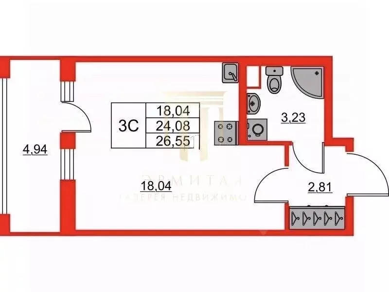Студия Ленинградская область, Всеволожский район, Свердловское ... - Фото 2