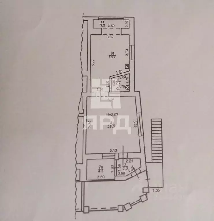 Офис в Ростовская область, Таганрог Александровская ул. (79 м) - Фото 2