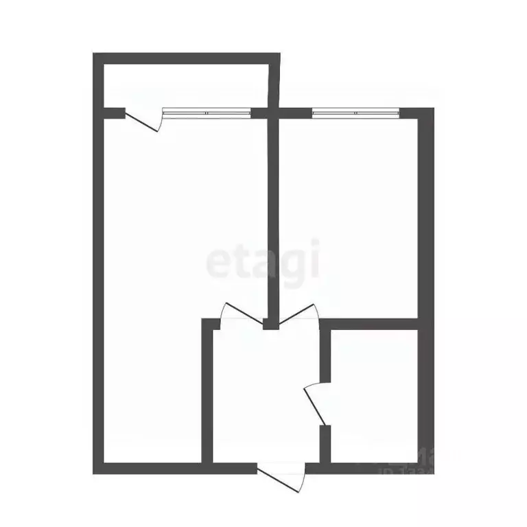 1-к кв. Ульяновская область, Ульяновск Камышинская ул., 91В (35.6 м) - Фото 2