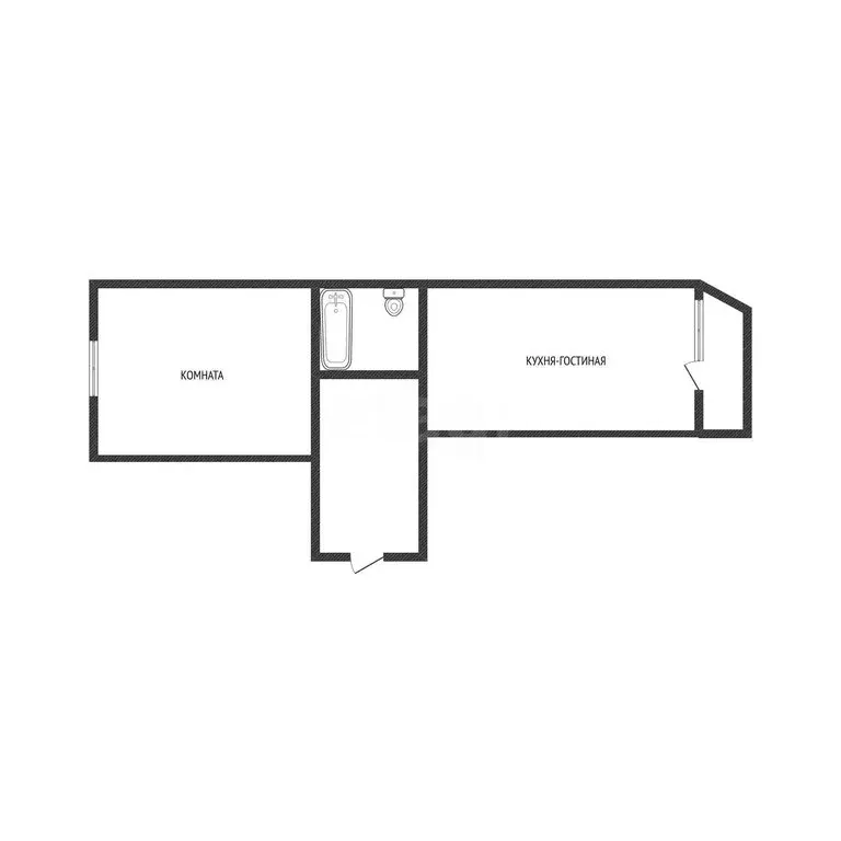 2-комнатная квартира: Абакан, улица Лермонтова, 21 (48.2 м) - Фото 0