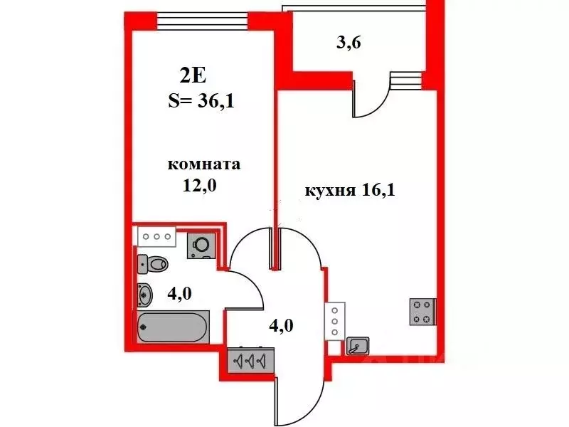 1-к кв. Ленинградская область, Мурино Всеволожский район, ул. ... - Фото 1