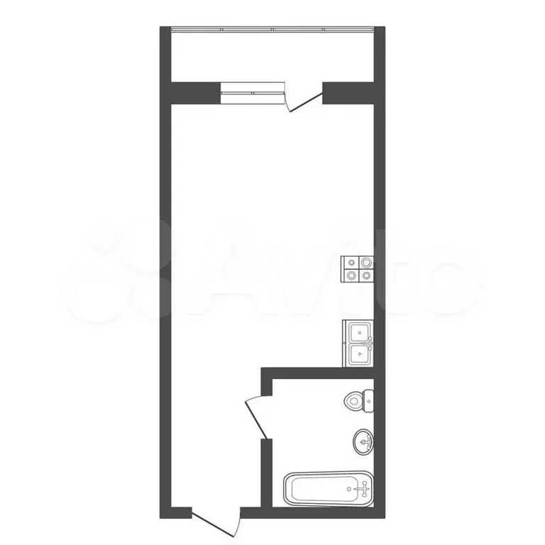 Квартира-студия, 23 м, 16/20 эт. - Фото 0