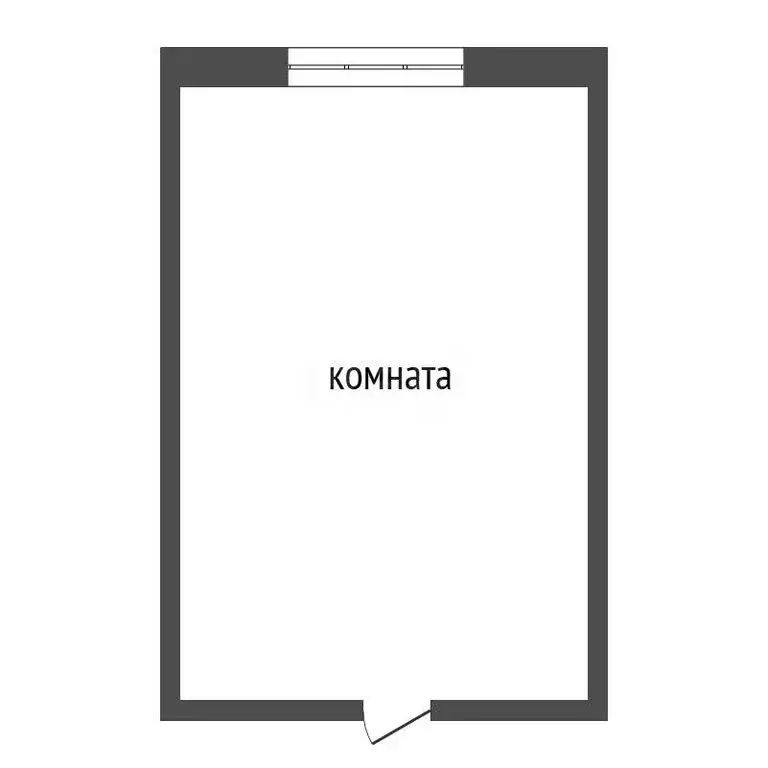 1к в -комнатной квартире (12 м) - Фото 1